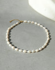 Pearl Choker Necklace - Goud