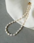 Pearl Choker Necklace - Goud