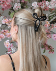 Bow Lovers Claw Clip - Zwart - Noefie