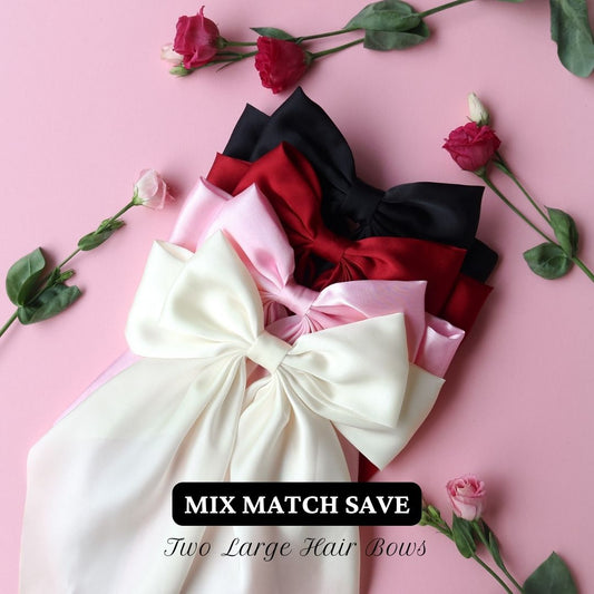 Bundle Offer Two Large Bows Mix and Match - Noefie