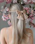 Hair Bow - Taupe - Noefie