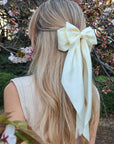 Hair Bow - Wit XL - Noefie