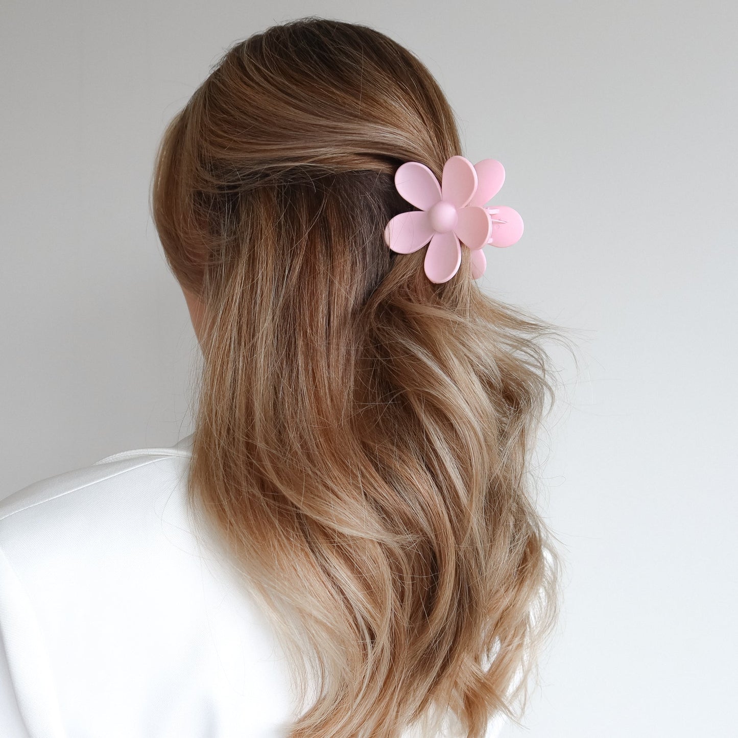 Blossom Bloom Hair Clip - Baby Pink - Noefie