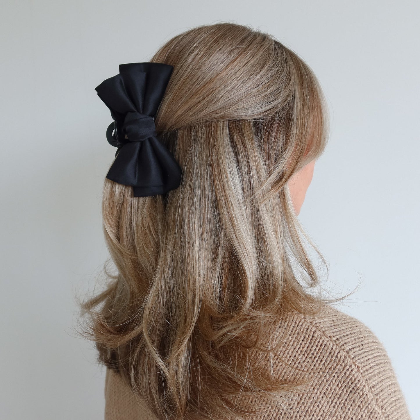 Bow Bliss Claw Clip Black - Noefie