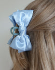 Bow Bliss Claw Clip Blue - Noefie
