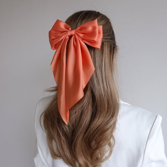 Hair Bow Peach - Noefie
