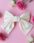 Hair Bow - Wit S