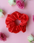 Silk Scrunchie - Rood