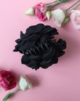 Rose Claw Clip - Zwart