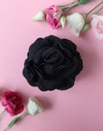 Rose Claw Clip - Zwart