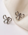 Bow Earrings - Zilver