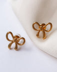 Bow Earrings - Goud