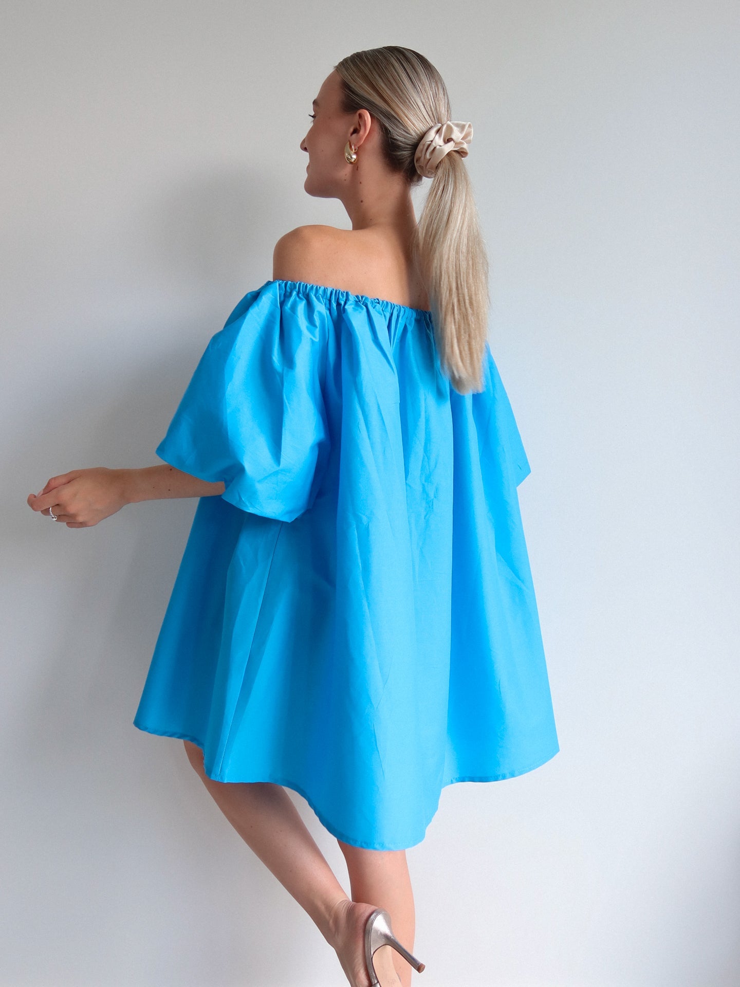 Balloon Dress - Blauw - Noefie