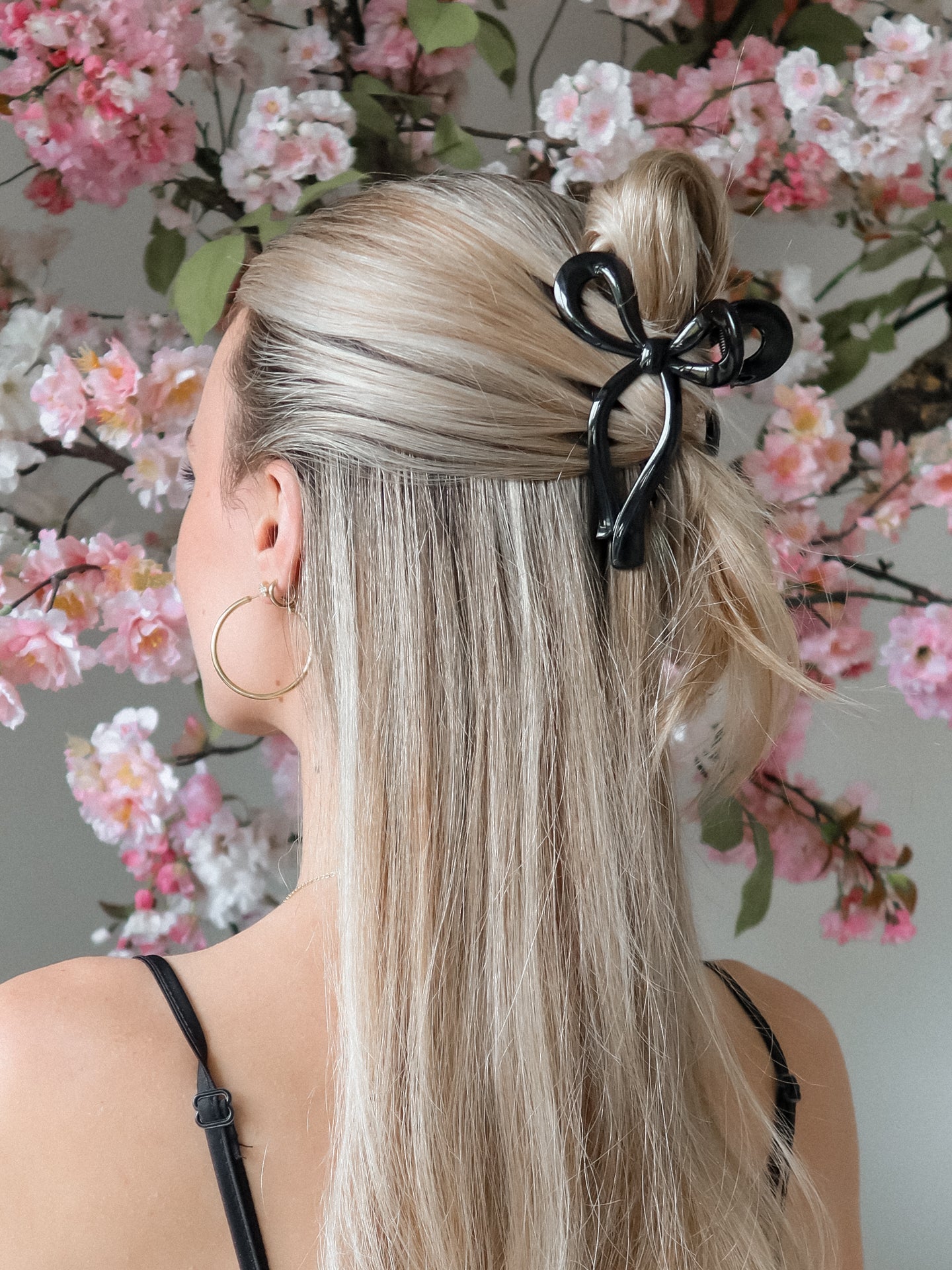 Bow Lovers Claw Clip - Zwart - Noefie