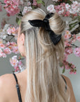 Bow Scrunchie - Zwart - Noefie