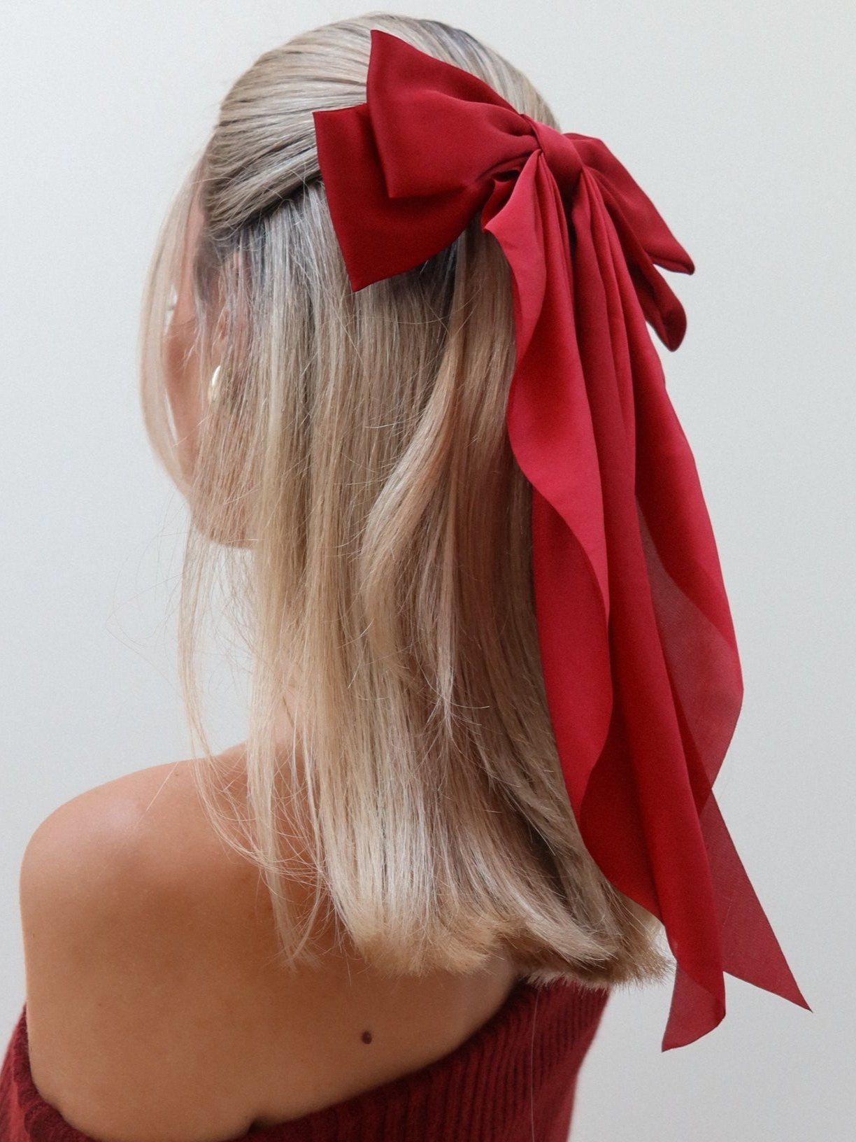 Hair Bow - Rood XL - Noefie