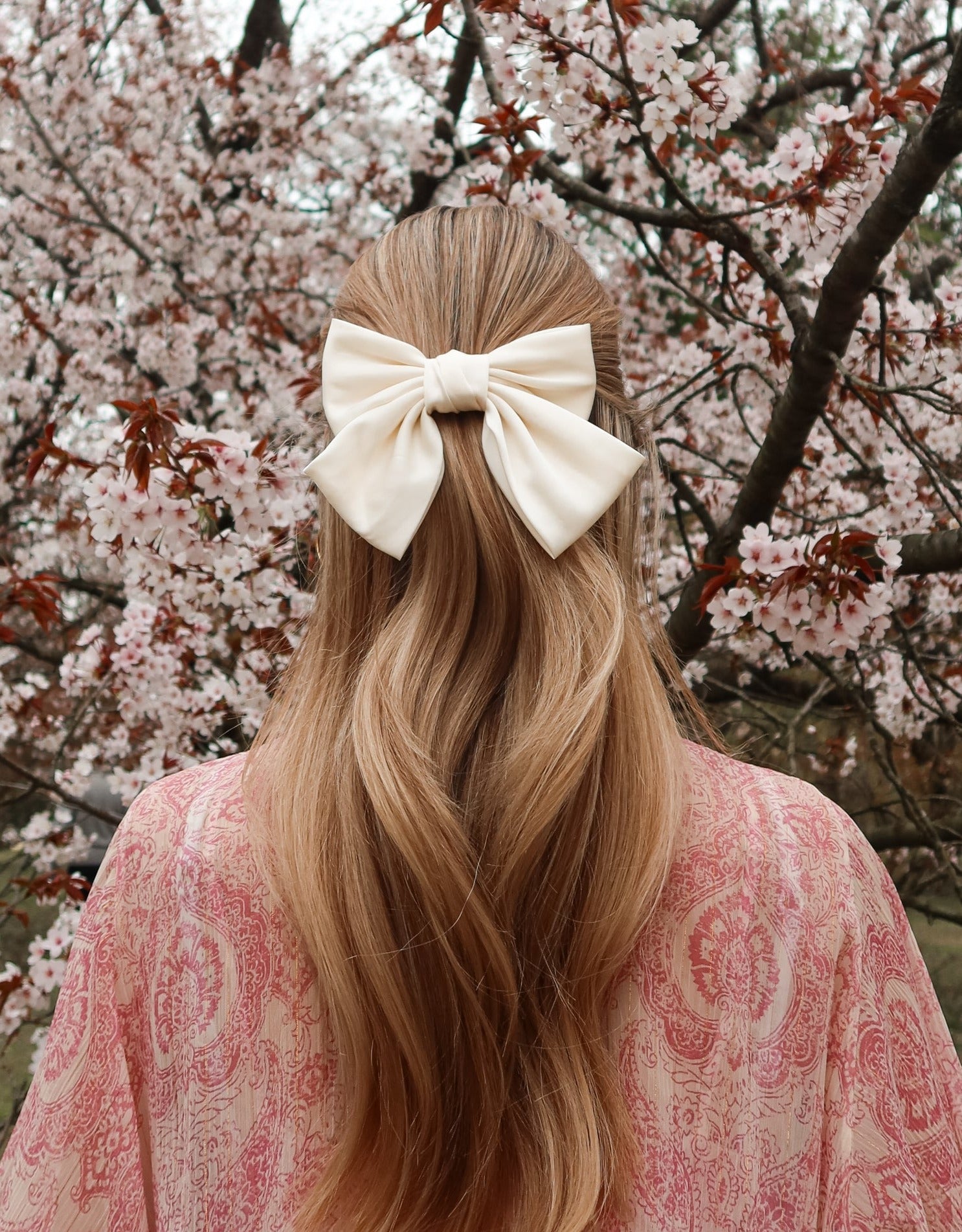 Hair Bow White Small - Noefie