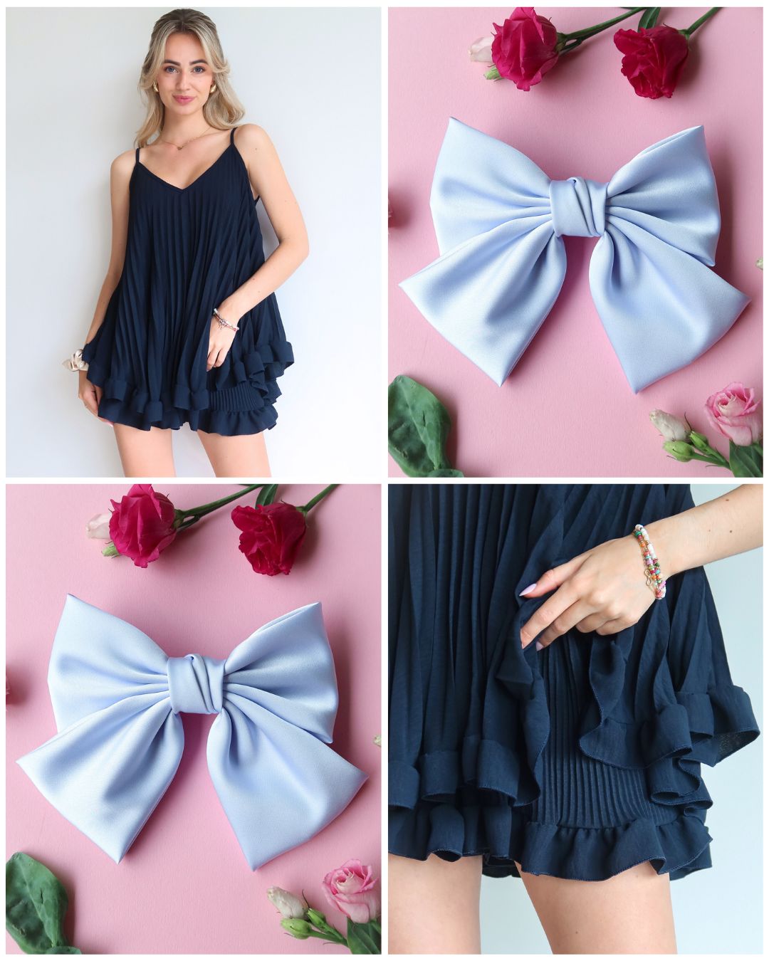 Holiday Bundle Blauw - Ruffle & Strik - Noefie