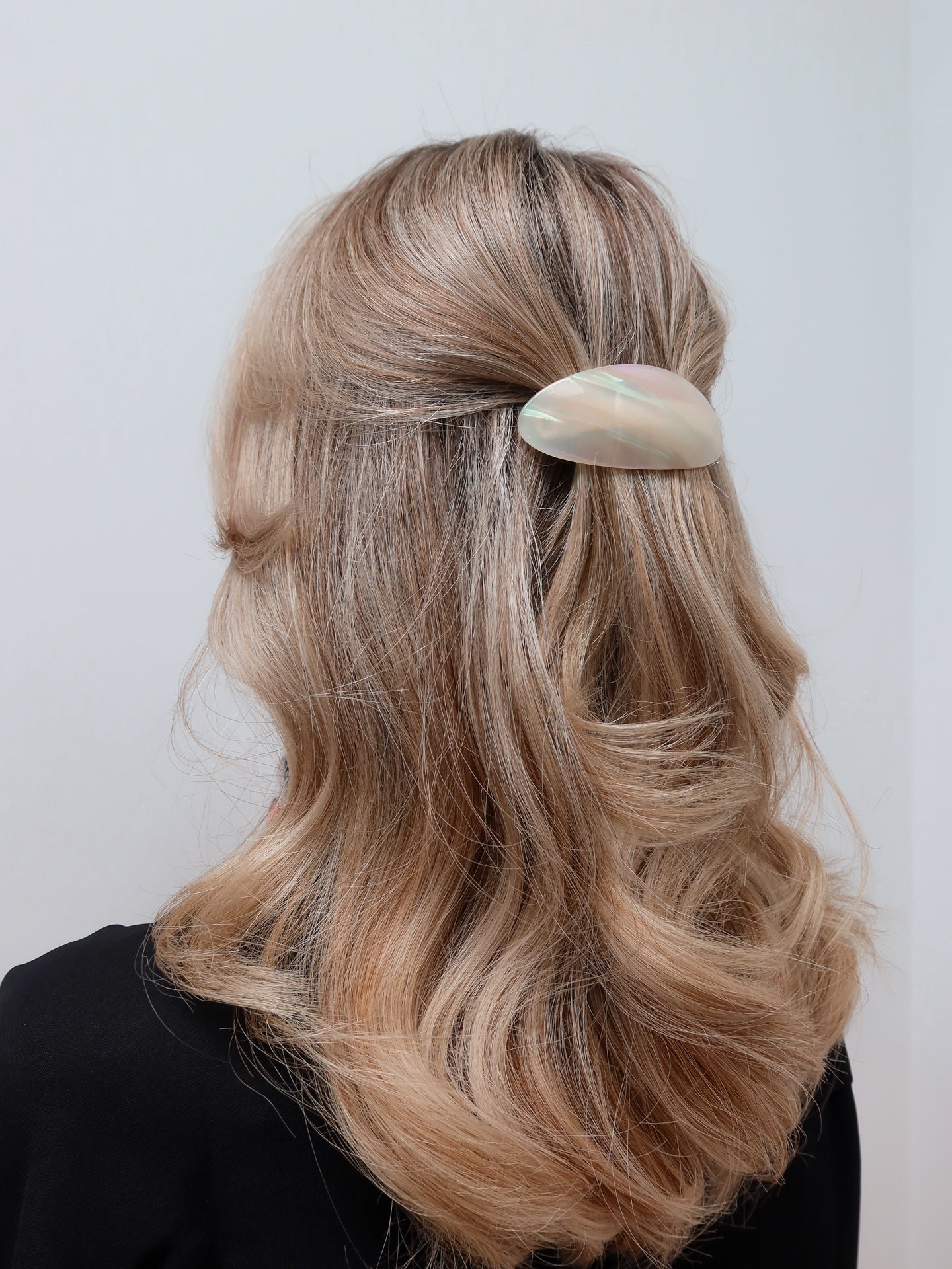 Oval Hair Clip - Parelmoer - Noefie