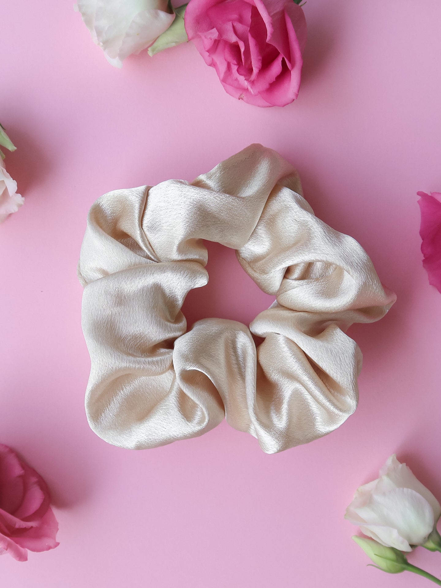 Silk Scrunchie - Beige - Noefie