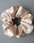 Silk Scrunchie Beige - Noefie