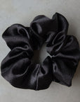 Silk Scrunchie Black - Noefie