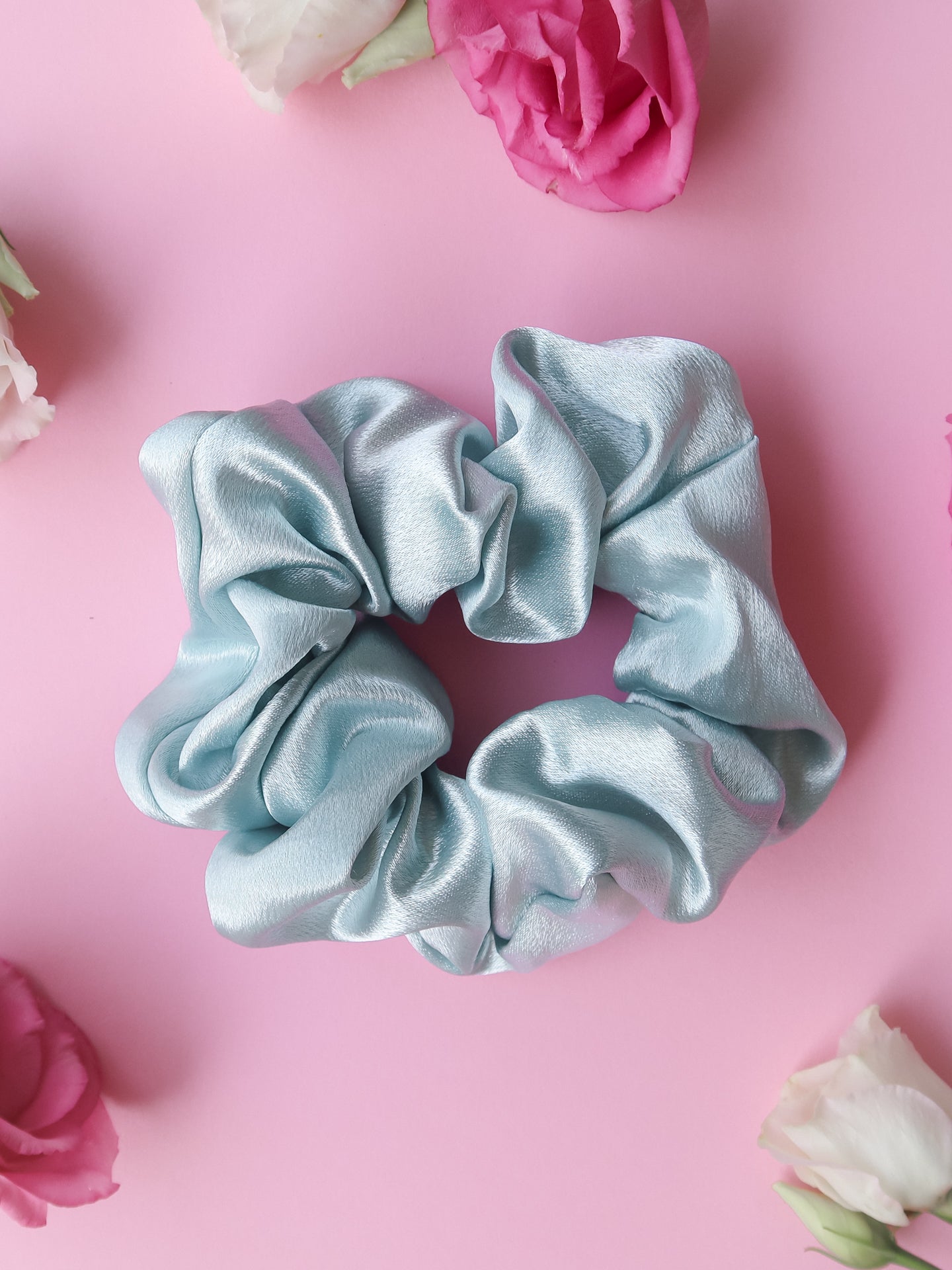 Silk Scrunchie - Blauw - Noefie