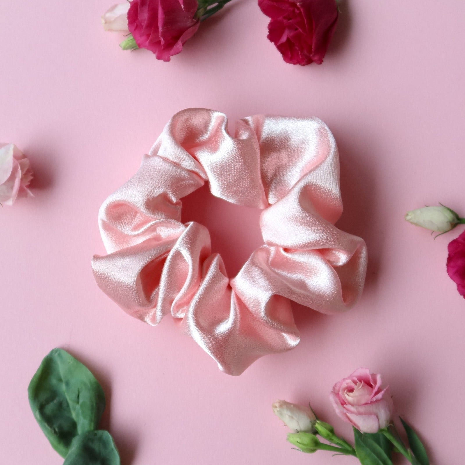 Silk Scrunchie Pink - Noefie