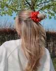 Silk Scrunchie Red - Noefie