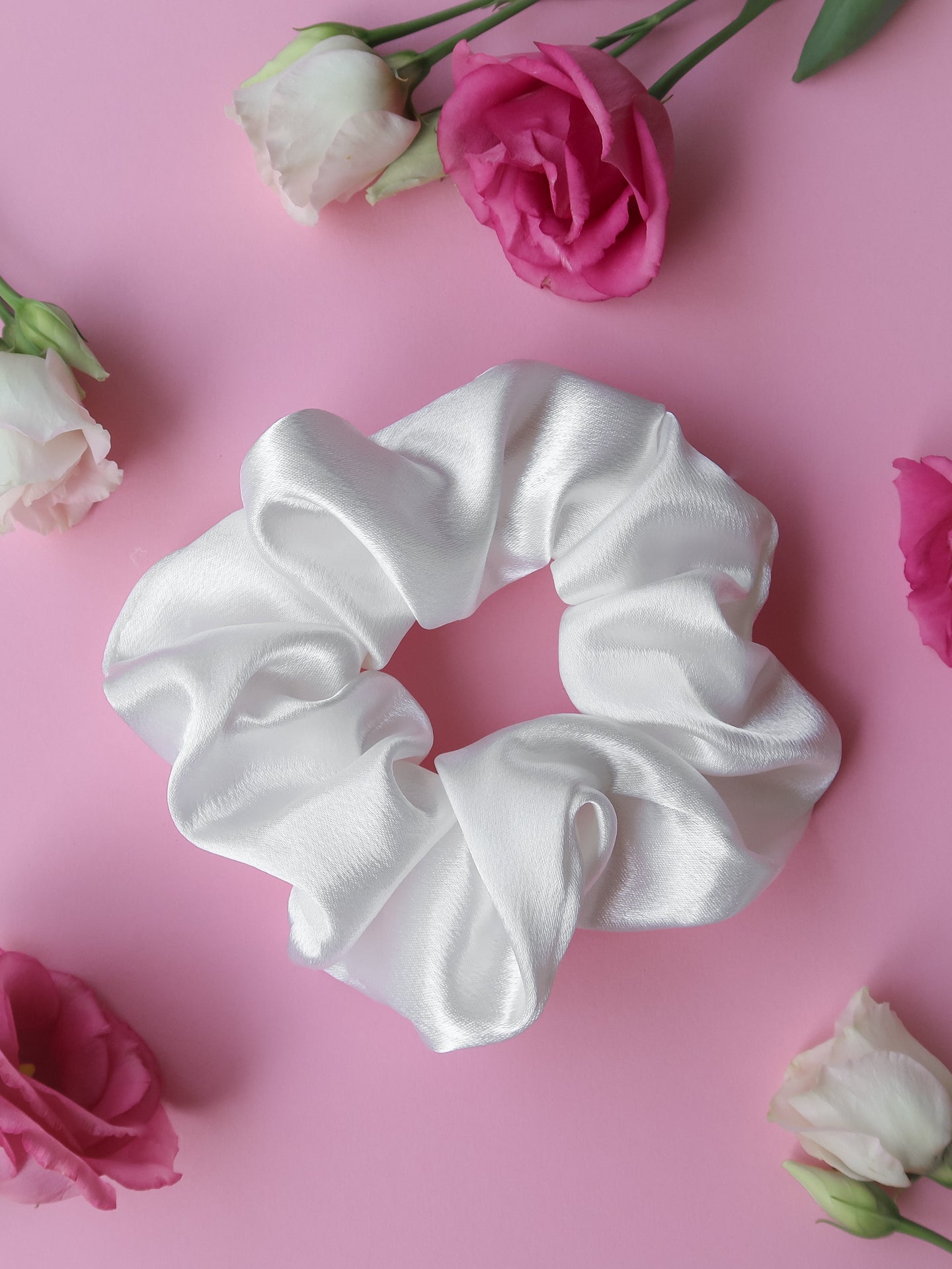 Silk Scrunchie - Wit - Noefie