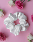 Silk Scrunchie - Wit - Noefie