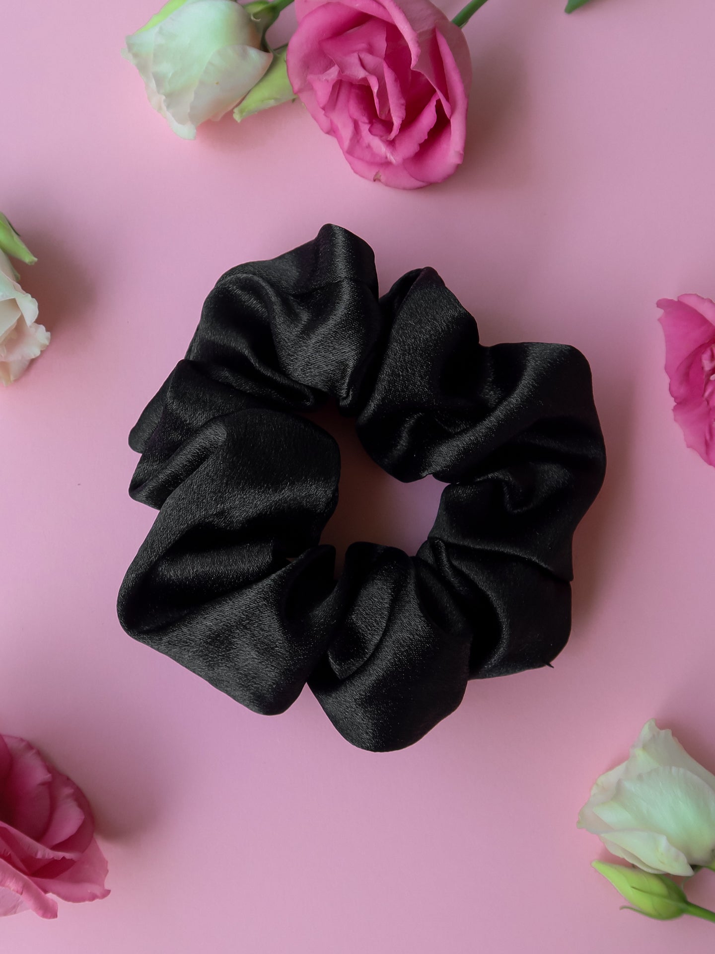 Silk Scrunchie - Zwart - Noefie