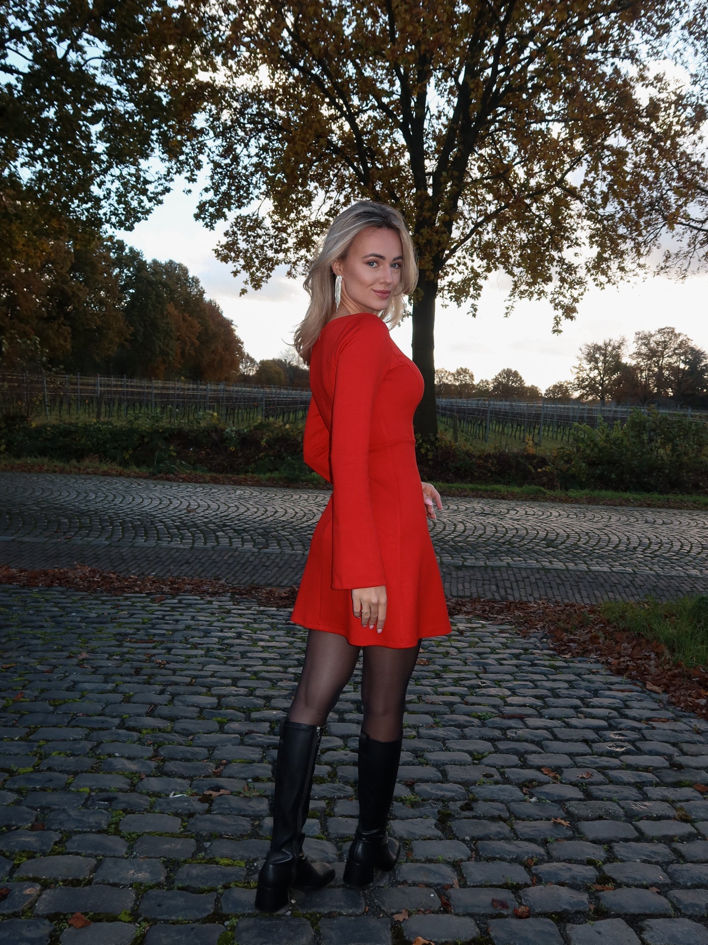 The Iconic Noefture Long Sleeve Mini Dress (PRE - ORDER) - Noefie