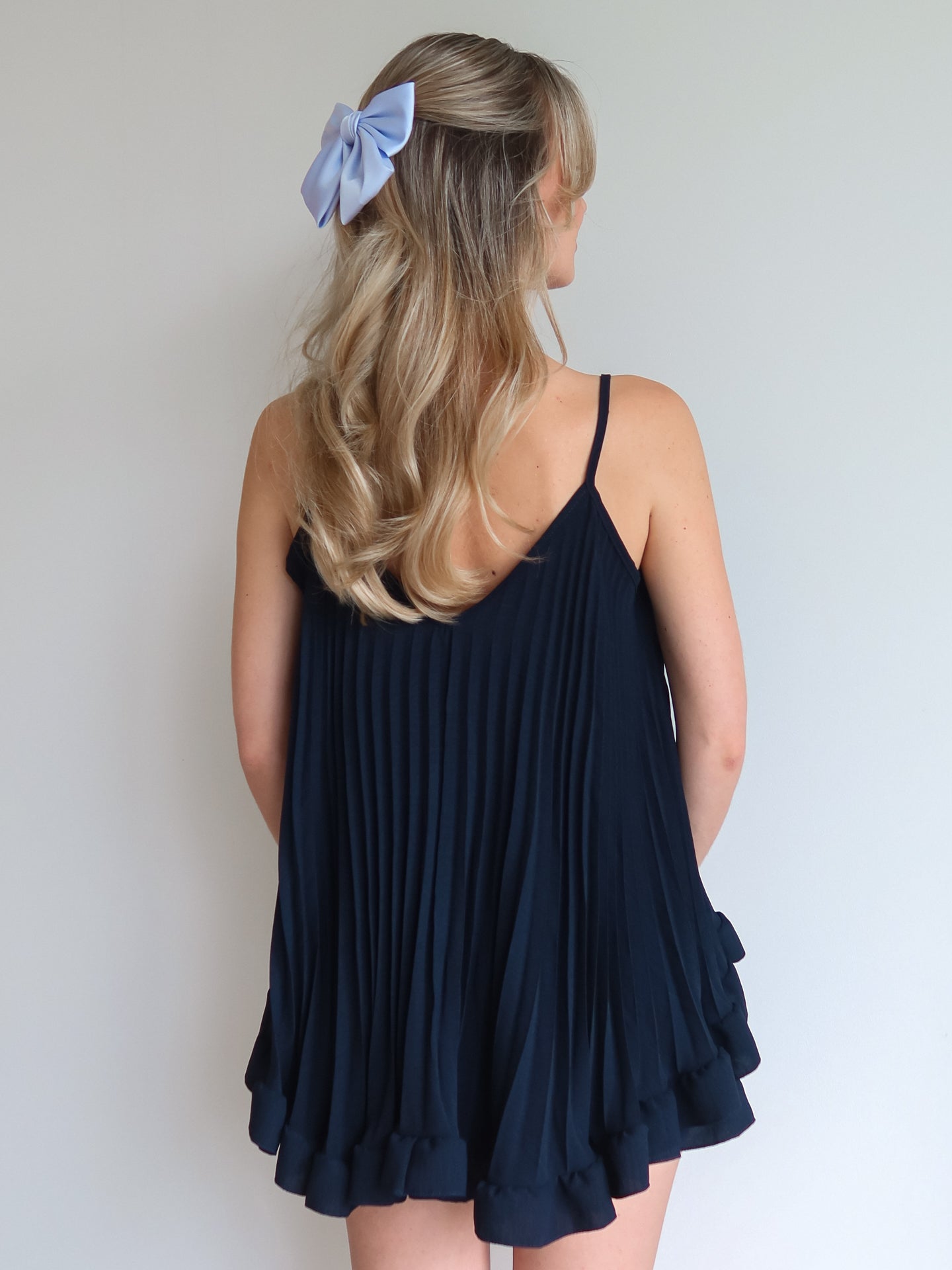 Two - Piece Ruffle Set - Donker Blauw - Noefie