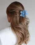 Blossom Bloom Hair Clip - Baby Blue - Noefie