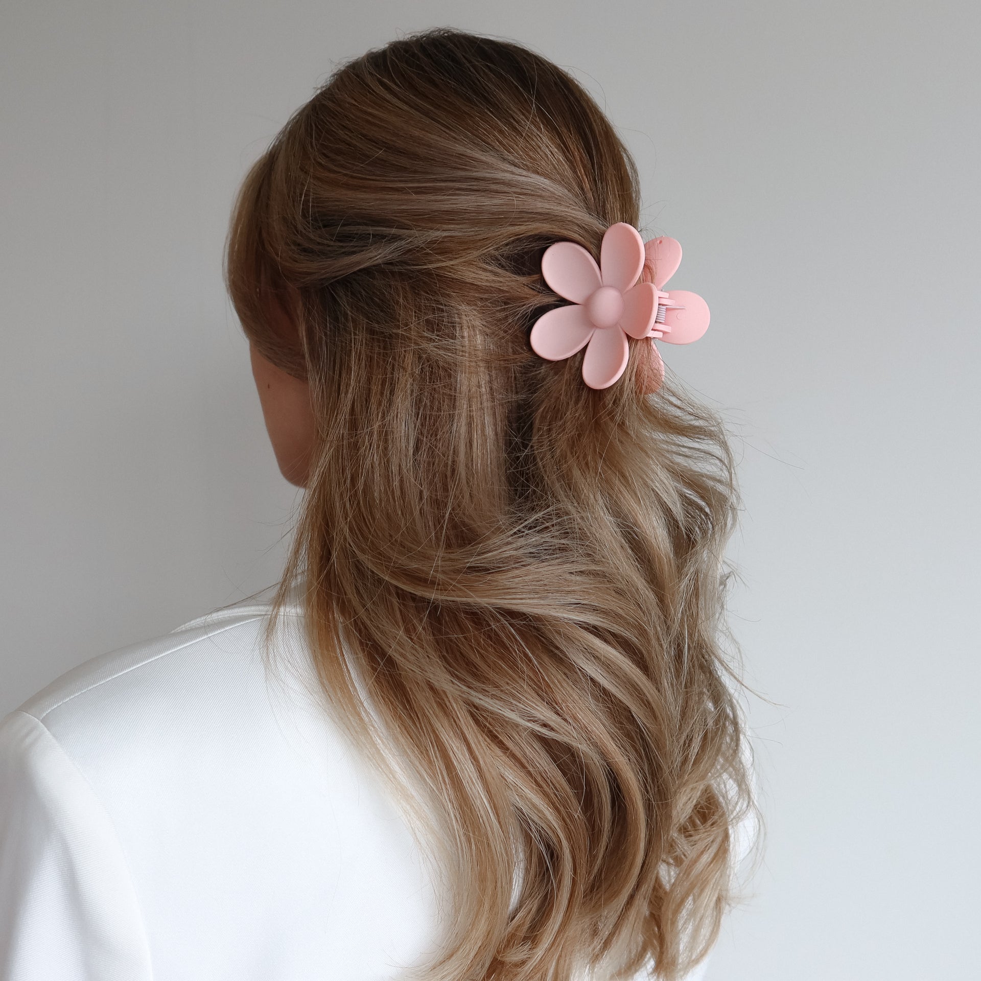 Blossom Bloom Hair Clip - Old Pink - Noefie