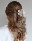 Blossom Bloom Hair Clip - White - Noefie