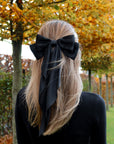 Hair Bow Black Large - Noefie