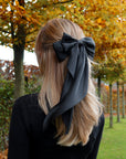 Hair Bow Black Large - Noefie